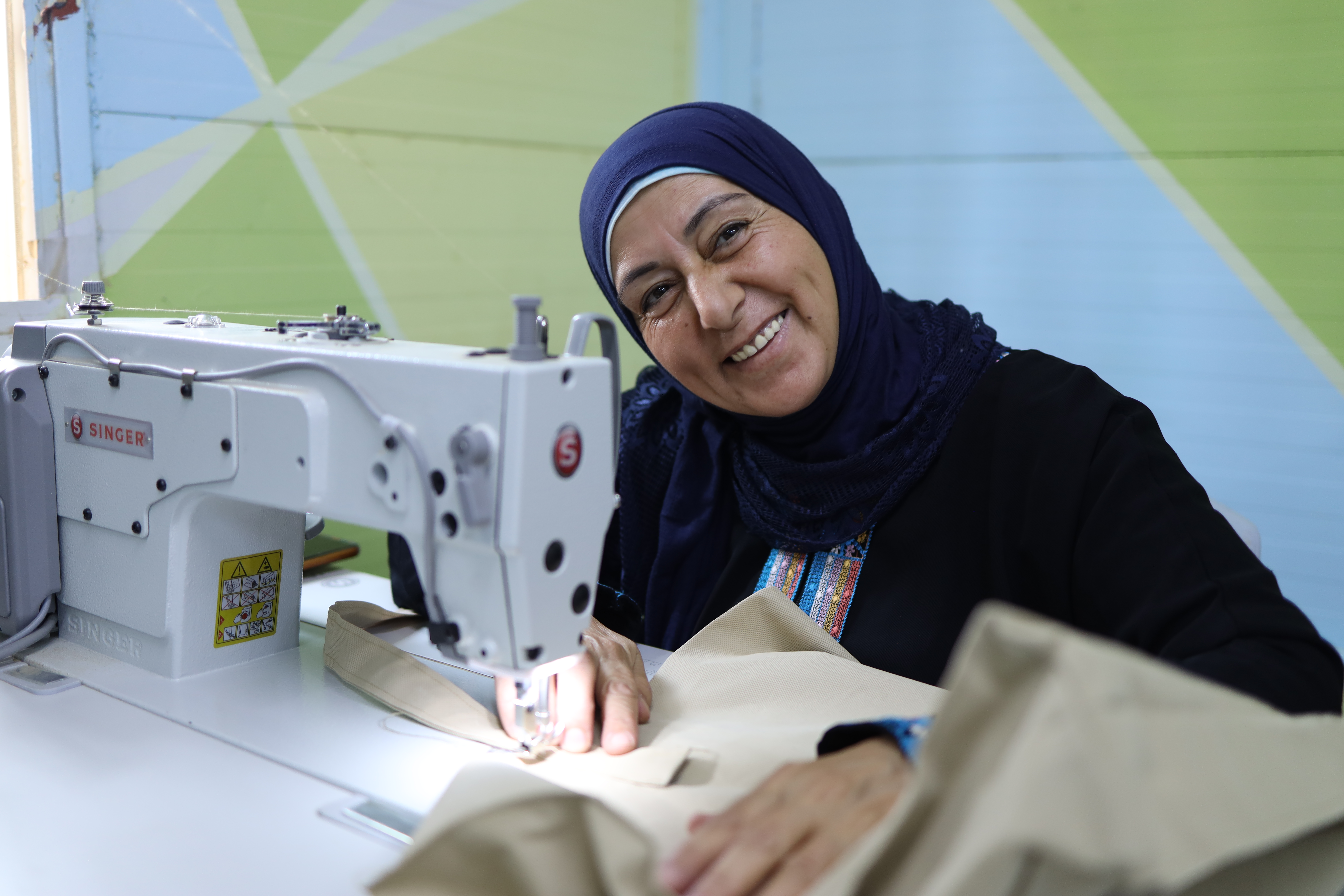 Systue i flygtningelejr