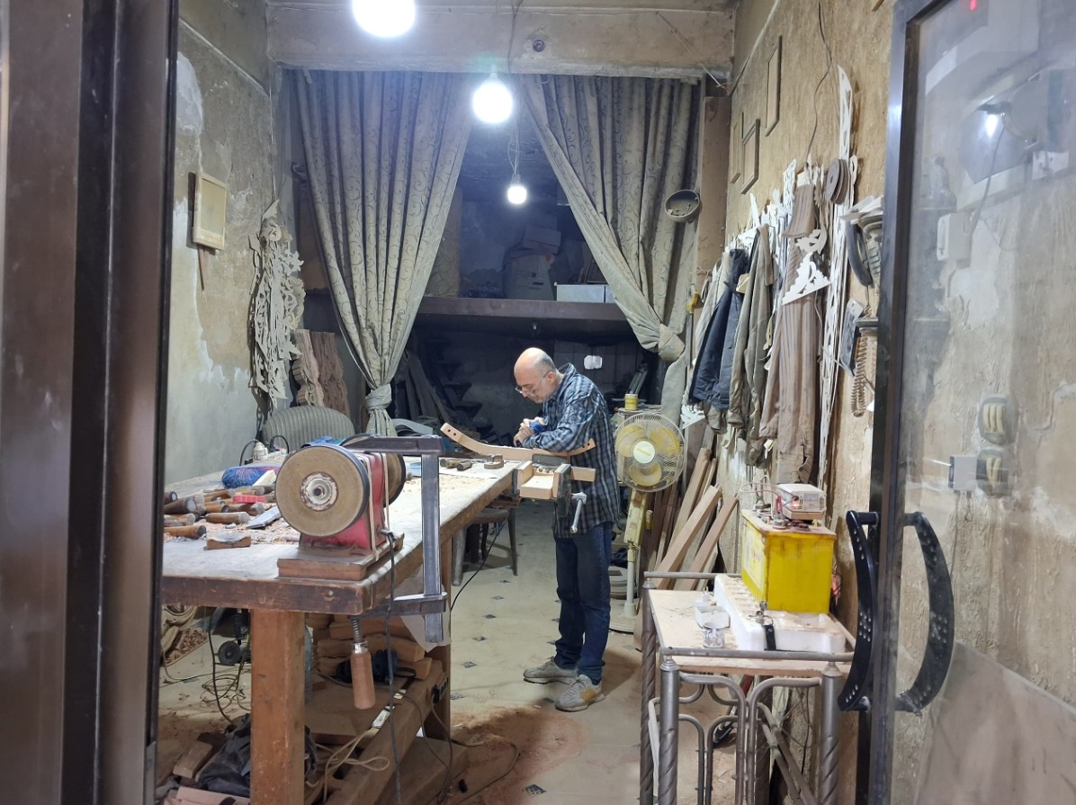 Værksted i Syrien.